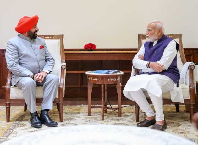 राज्यपाल ने नई दिल्ली में प्रधानमंत्री नरेंद्र मोदी से शिष्टाचार भेंट की